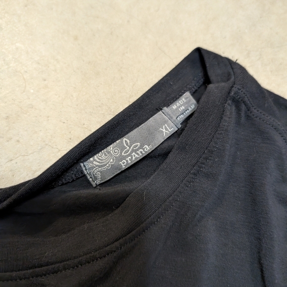 Prana Rouge Long Sleeve Shirt Women's XL Black - Picture 2 of 7